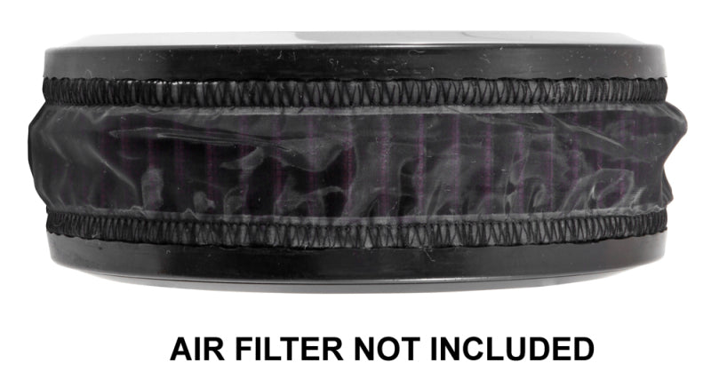 K&N Air Filter Wrap Black Oval for Harley Davidson 91-97 Sportster/Glide/Softail/Fat Boy/Low Rider
