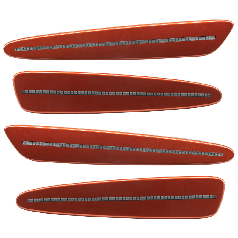 Oracle 05-13 Chevy Corvette C6 Concept Sidemarker Set - Clear - Daytona Sunset Orange (G8F)