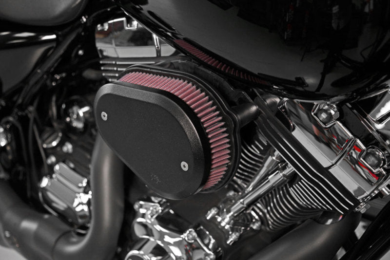 K&N 08-15 Harley Davidson Street Metal High Flow Performance Intake Kit - Black