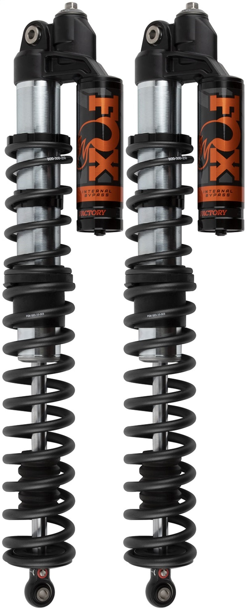 Fox 18-19 Can-Am Maverick X3 Turbo 2.5 Podium RC2 Int. Bypass Shock 7/8in. Shaft w/DSC - Front Set