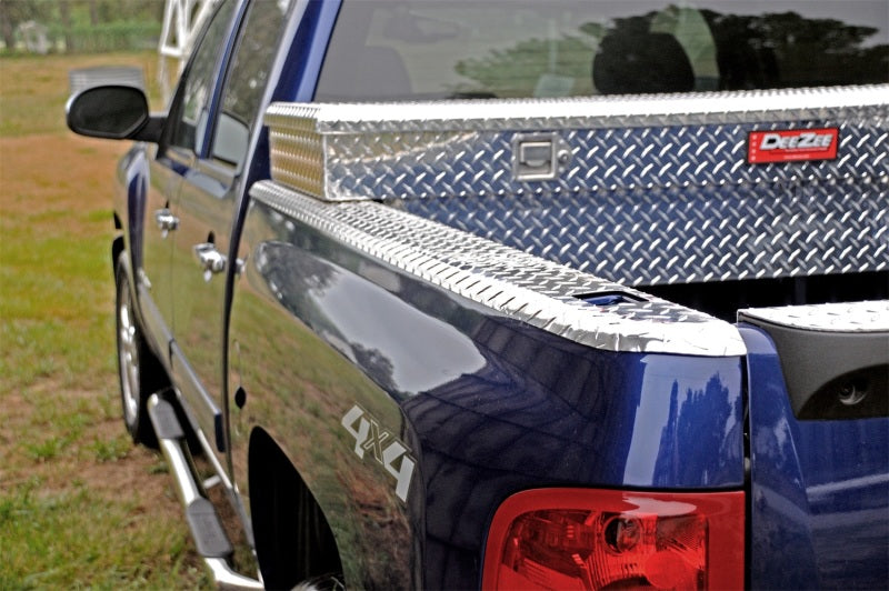 Deezee 80-97 Ford F-Series Bed Cap Wrap W/Stake Pockets Brite-Tread Aluminum 8Ft Bed