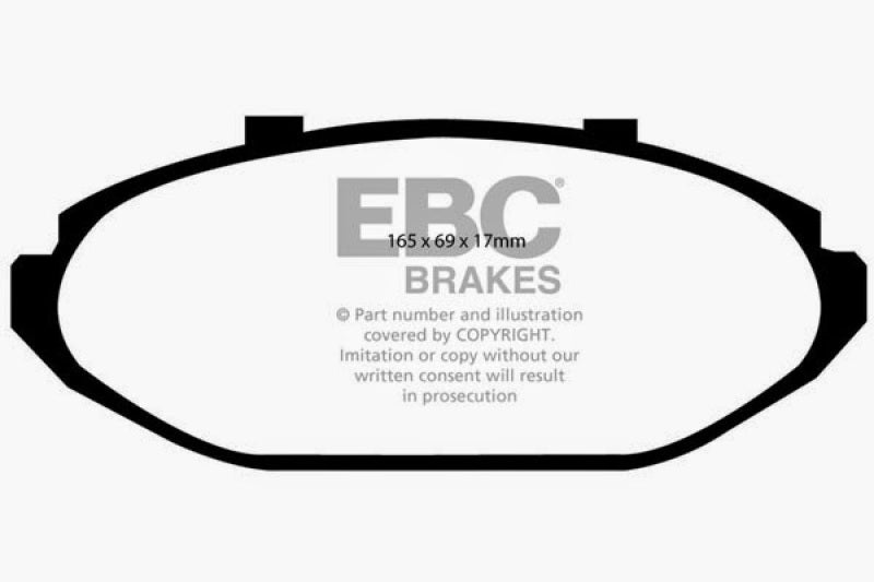 EBC 98-02 Ford Crown Victoria 4.6 (Phenolic PisTons) Greenstuff Front Brake Pads