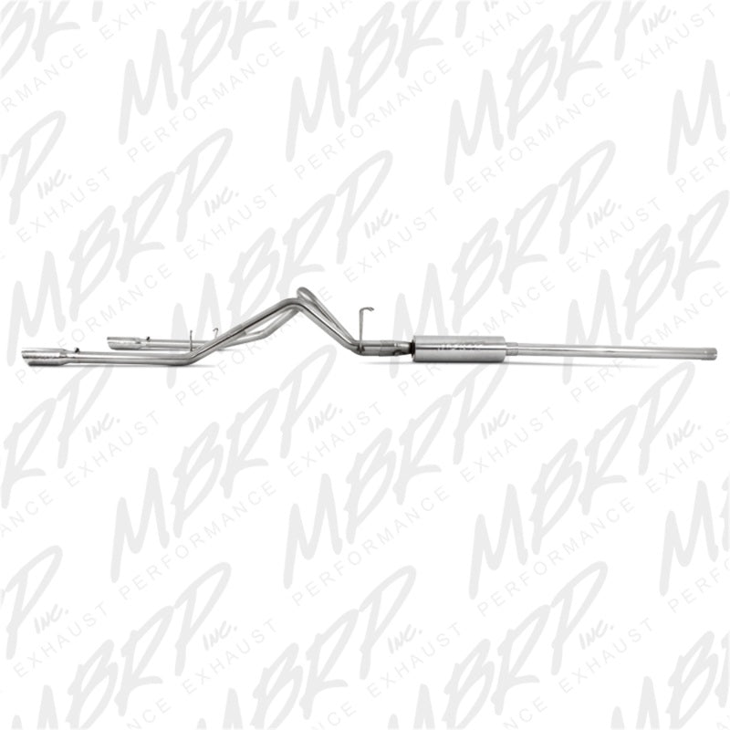 MBRP 2006-2008 Dodge Ram Hemi 1500 5.7L SC/CC-SB Cat Back Dual Split Rear