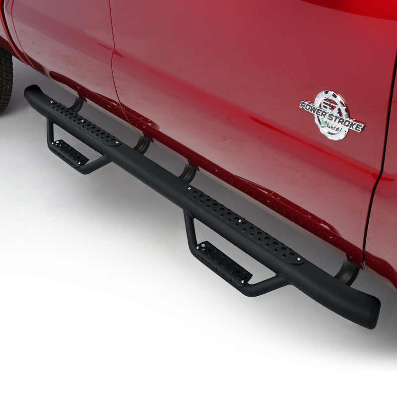 Go Rhino 17-20 Ford F-250/F-350 Super Duty Dominator D4 SideSteps - Cab Length - Tex Blk