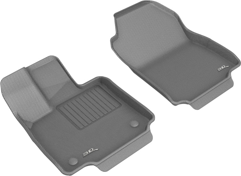 3D MAXpider 2019-2020 Toyota RAV4 Kagu 1st Row Floormat - Gray