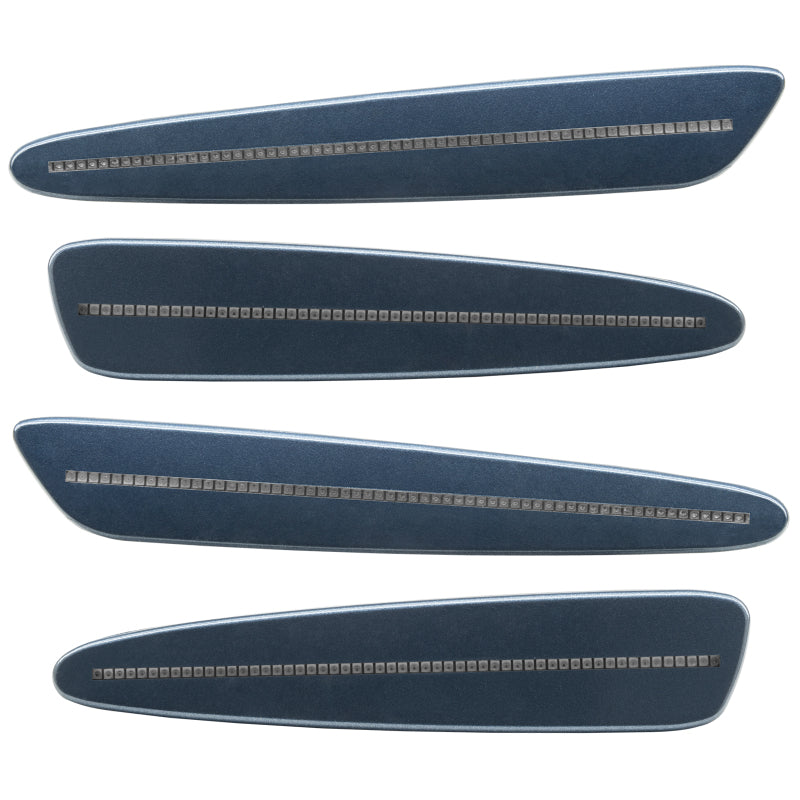 Oracle 05-13 Chevy Corvette C6 Concept Sidemarker Set - Clear - Sonic Blue Metallic (GLB)