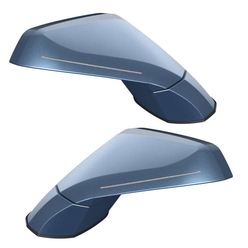 Oracle 05-13 Chevy Corvette C6 XM Concept Side Mirrors - Sonic Blue Metallic (GLB)