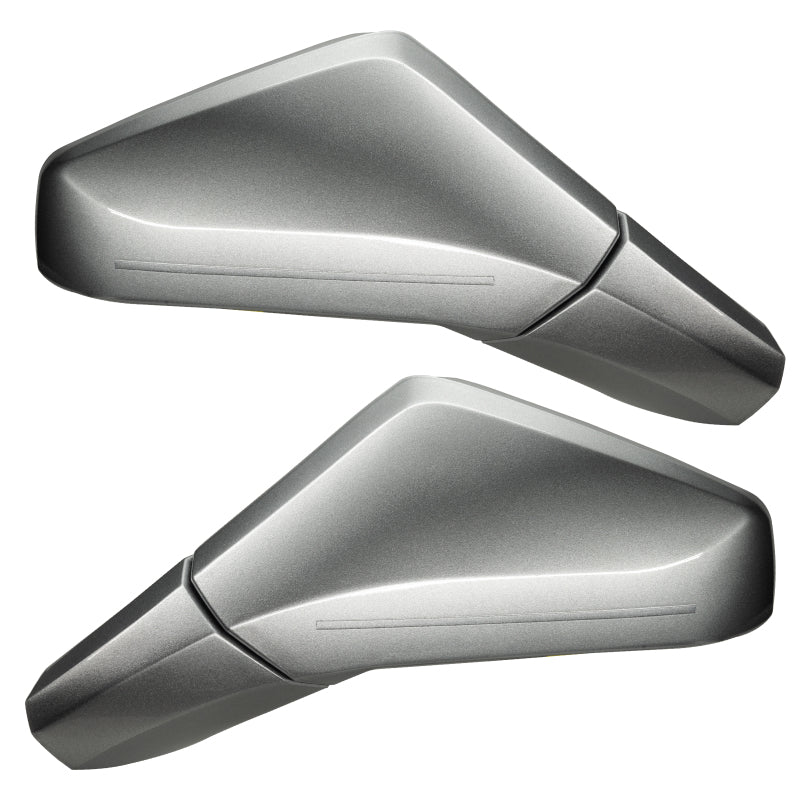 Oracle 05-13 Chevy Corvette C6 XM Concept Side Mirrors - Ghosted - Switchblade Silver Metallic (GAN)