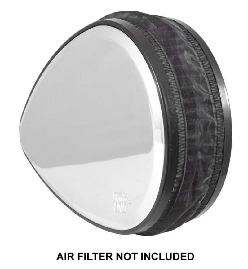 K&N Air Filter Wrap Black Oval for Harley Davidson 91-97 Sportster/Glide/Softail/Fat Boy/Low Rider