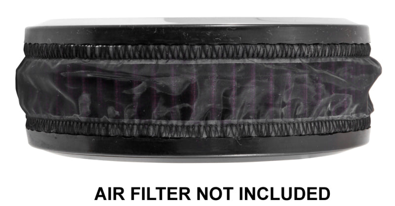 K&N Air Filter Wrap Black Oval for Harley Davidson 91-97 Sportster/Glide/Softail/Fat Boy/Low Rider