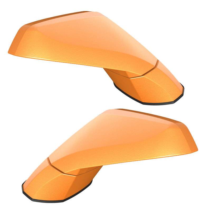 Oracle 05-13 Chevy Corvette C6 XM Concept Side Mirrors - Ghosted - Atomic Orange (418P)