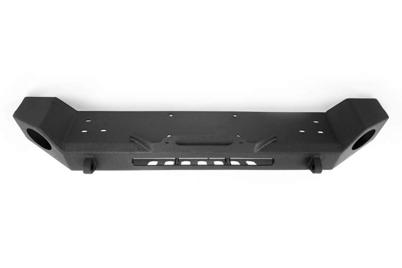 DV8 Offroad 07-18 Wrangler JK FS-17 Mid Length Steel Front Bumper w/ Fog Lights