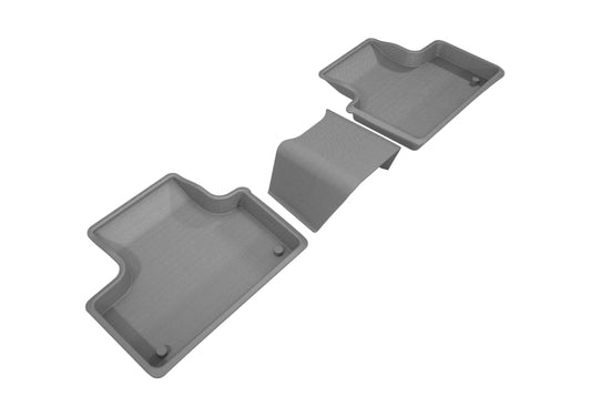 3D MAXpider 2018-2020 Volvo XC60 Kagu 2nd Row Floormats - Gray