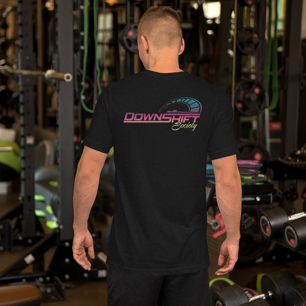 Downshift Society Unisex t-shirt